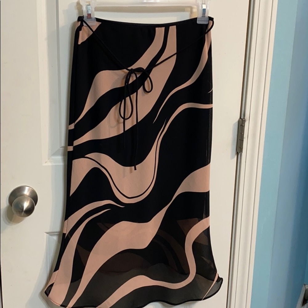 Prada- designer midi skirt .